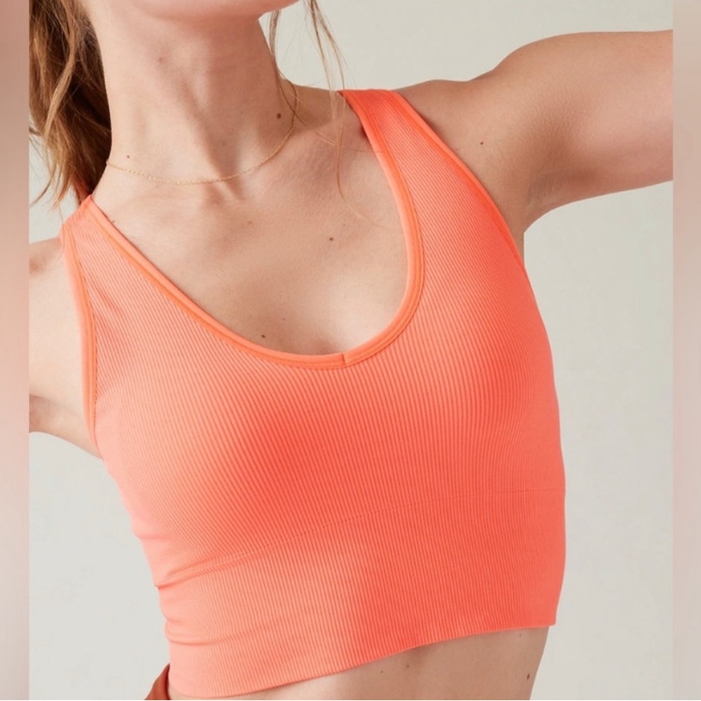 Athleta Aurora crop rib tank 2 X